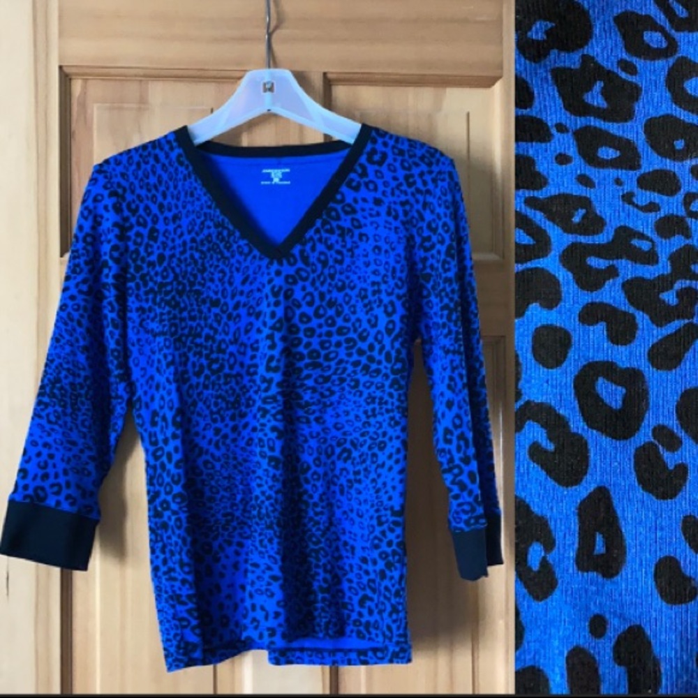 💙Jones New York Cheetah Print - Picture 1 of 5